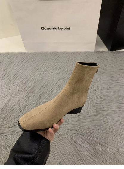Women's Boots Autumn Luxury Elegant Casual Short Shoes Women's Low Heel Comfortable Short Outdoor Hiking Shoes for Women