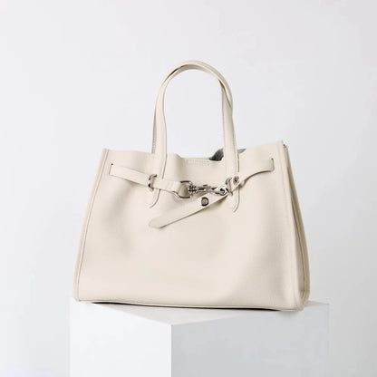 2026 Top grade Women's Genuine Leather Bag High Quality Casual Versatile Handbags Female Shoulder Bags Commute Totes Coffee