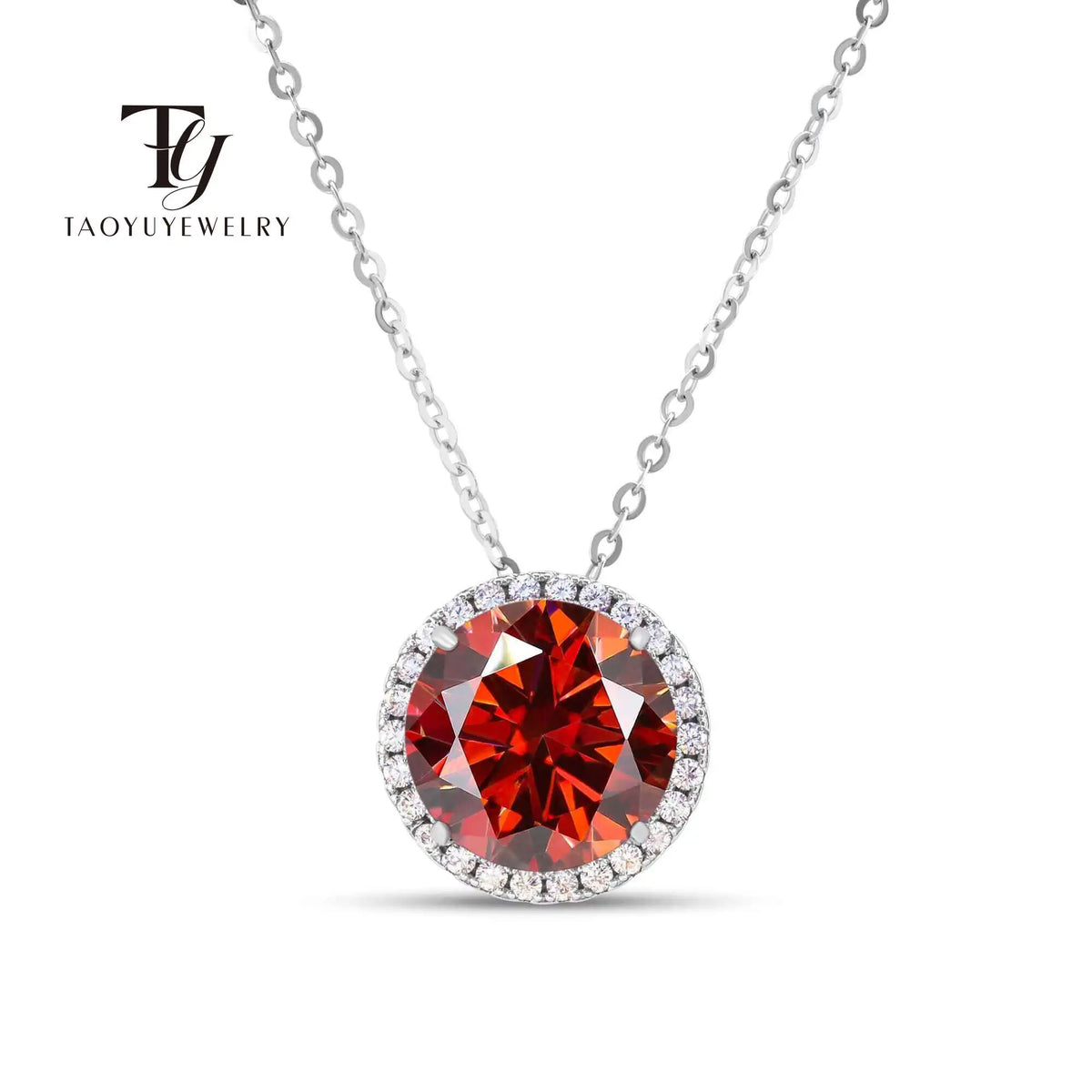 5CT D Color Moissanite Classic Pendant Necklace Fairy Necklace Real 925sterling Silver Women Fine Jewelry For Valentine's Party