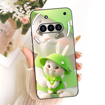 Casing For Nothing Phone (3a) A059 Cover For Nothing Phone 3a Case Silicone Cute Cat Fashion Butterfly Funny Painted