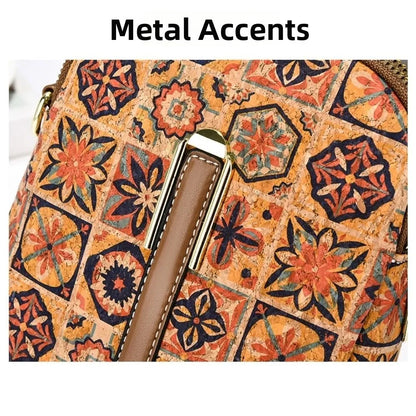 Women Fashion Bohemian Style Printed Phone Bag Ethnic Style PU Leather Single Shoulder Bag Luxury Versatile Handbag For Ladies