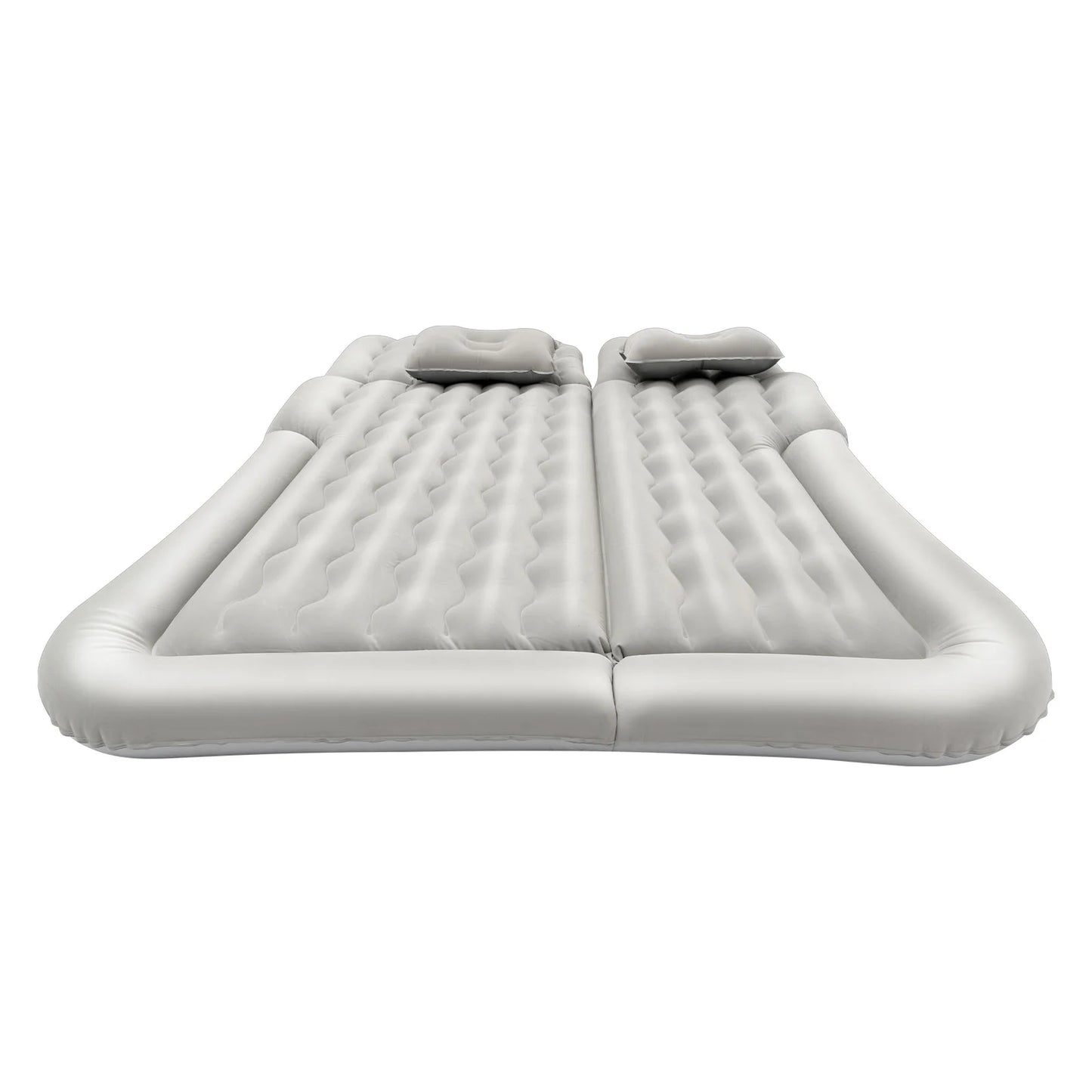 Universal Foldable Inflatable Bed Portable Inflatable Mattress Set Car Back Seat Sleeping Flocking Air Bed Cushion w/Pump+Pillow