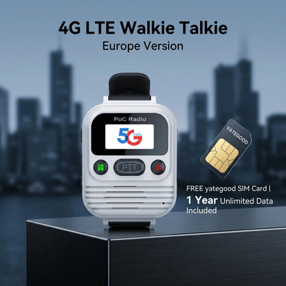 POC G02 Radio 5G Type-C Walkie Talkie Mini Portable  Radio Global 3G 4G Watch – PTT