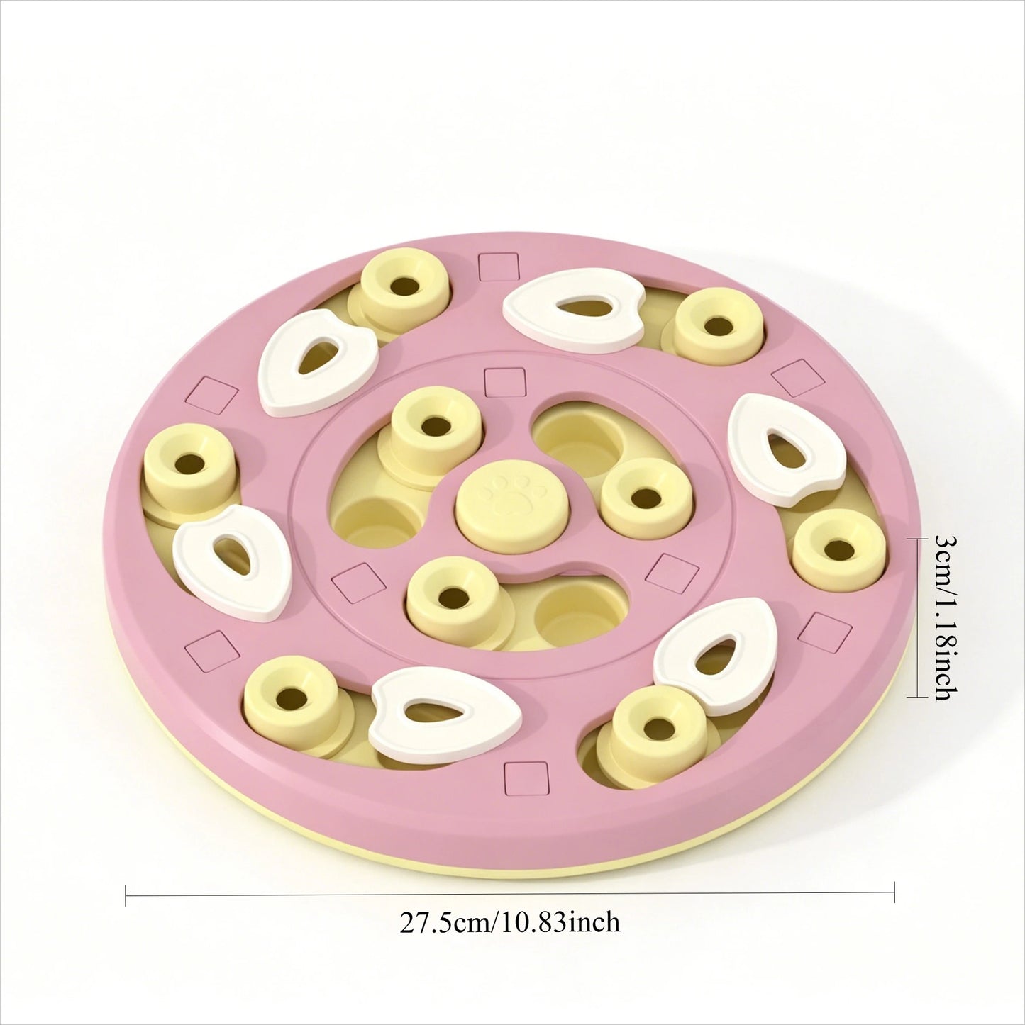 Multi Layer Sliding Pet Puzzle Slow Feeder Tray Snuffle Treat Maze Toy Anti Choke Prevent Bloating Relieve Boredom for Dogs Cats