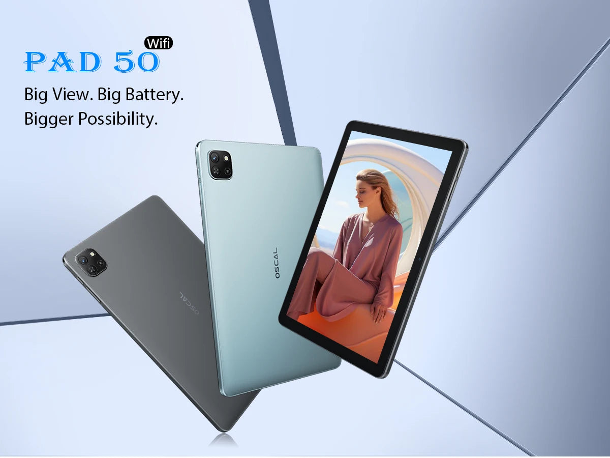 Blackview Oscal Pad 50 WIFI Tablet PC 10.1 Inch 6GB(2+4)RAM 64GB ROM Wi-fi 6 5100mAh 5000mAh Tablet PC Android 13 Tablet Android