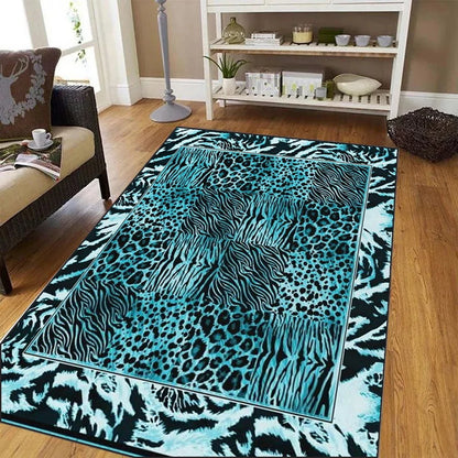 Leopard print Carpet for Living Room Decoration Modern Abstract Home Office Large Area Rugs Decor Soft Bedroom Lounge Floor Mat