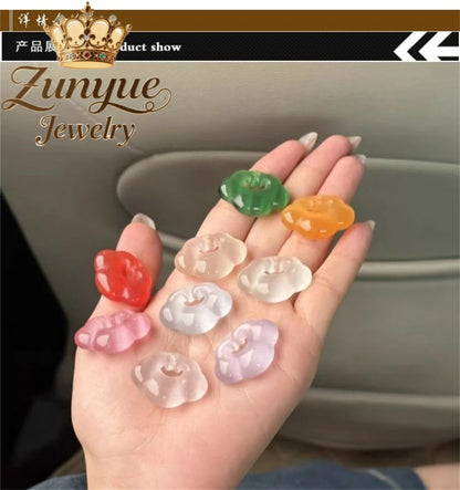 Natural Colorful Cat's Eye Stone Pendant Necklace Elegant Fashion Daily Wear Luxury Quality Fine Jewelry For Women Unisex Gift