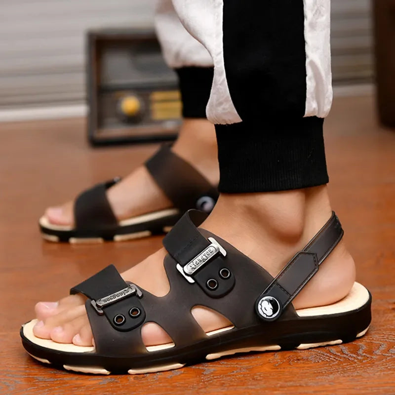 Marlisasa Men Casual High Quality Light Weigh Pvc Flip Flops Male Leisure White Beach Home Flip Flops Chanclas De Hombres F5753b