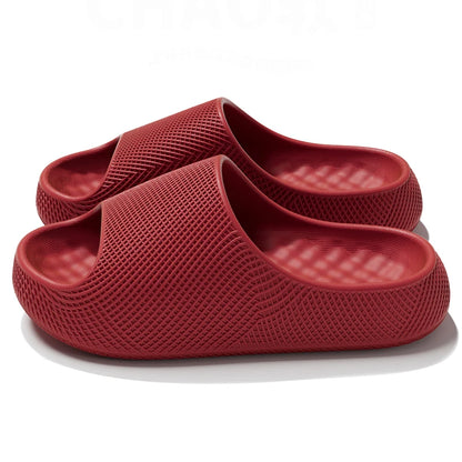 2026 Summer Thick Sole Eva Slippers Women Lightweight Soft Sole Non Slip Beach Sandals Woman Comfortable Platform Cloud Slides