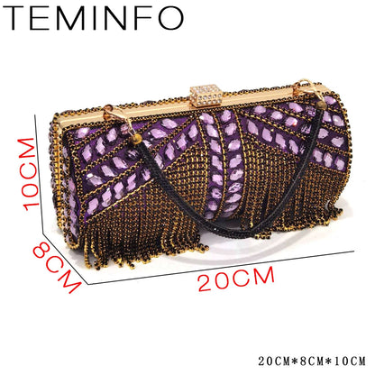2023 New Italian Design Noble Dual-Purpose Three-Dimensional Bag And Ladies Heel Shoes Shiny Material For Nigeria Wedding Party