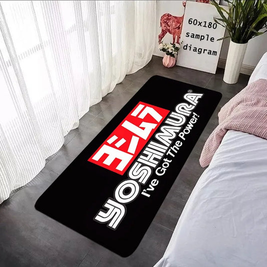 Suzuki Yoshimura Motorsports Carpet Garage Mat Racing Cool Motorcycle Display Electric Vehicle Mats Entrance Doormat Bedroom Rug