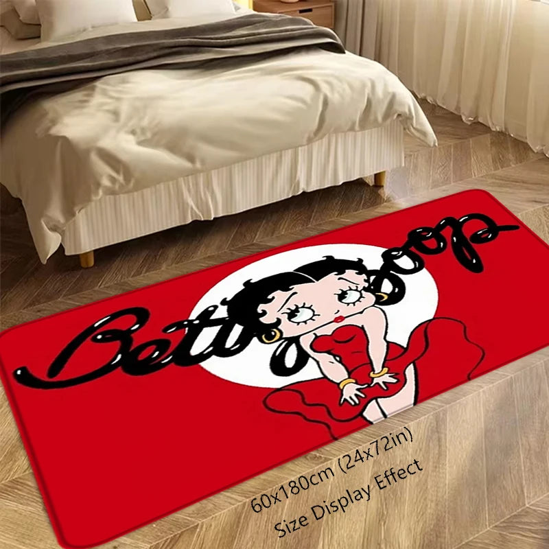 House Entrance Doormat Bettys Boops Hallway Carpet Living Room Rugs Foot Carpets Bathroom Rug Floor Mats Non-slip Home Decor