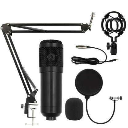 BM800 Condenser Microphone Kit Computer Sound Card Mobile Phone Voice Changer Microphone Streaming Headset Microphone
