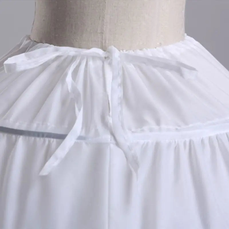 2025 New 6 Hoop Crinoline Black White Long Wedding Petticoat Ball Gown Dress Underskirt Skirt Half Slips Wedding Accessories