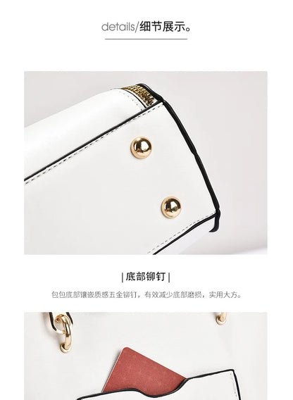 New women bag Fashion Shoulder bags handbag  for women 2025  Handbags leather Printed monogram single shoulder straddle bag