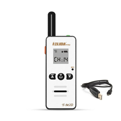 Super Mini  Two Way Radio T-M2D Mini Walkie Talkie, 128 Channels, 400-520MHz,