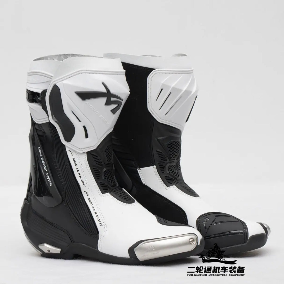 MOCHA Off-Road Riding Boots Ankle & Shin Impact Protection Non-Slip Wear-Resistant Sole for Track Enduro Competitive Riding