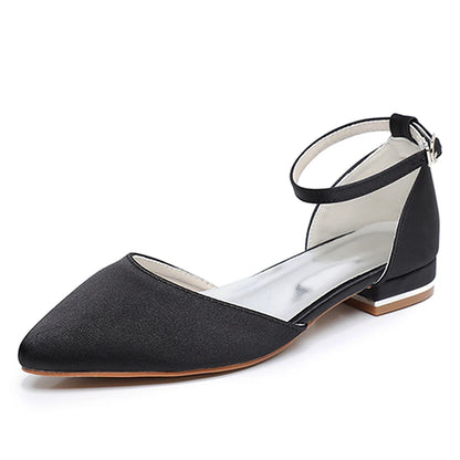 Crystal Queen Women Sandals Ladies Sexy Shoes Female Flats Point Toe Summer Shoes Casual Party Dress Flat