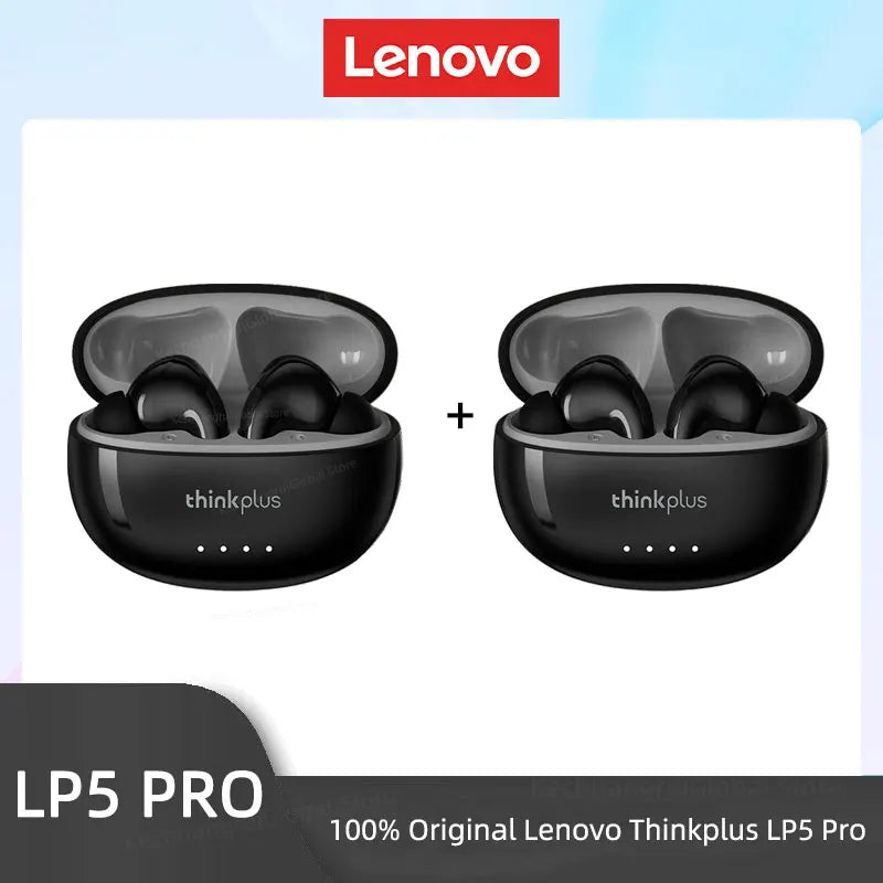 Lenovo LP5 PRO Wireless Bluetooth 5.4 Earphones TWS HiFi Sound Headphones Gaming Sports Earbuds LP5Pro Headset with Mic 2026