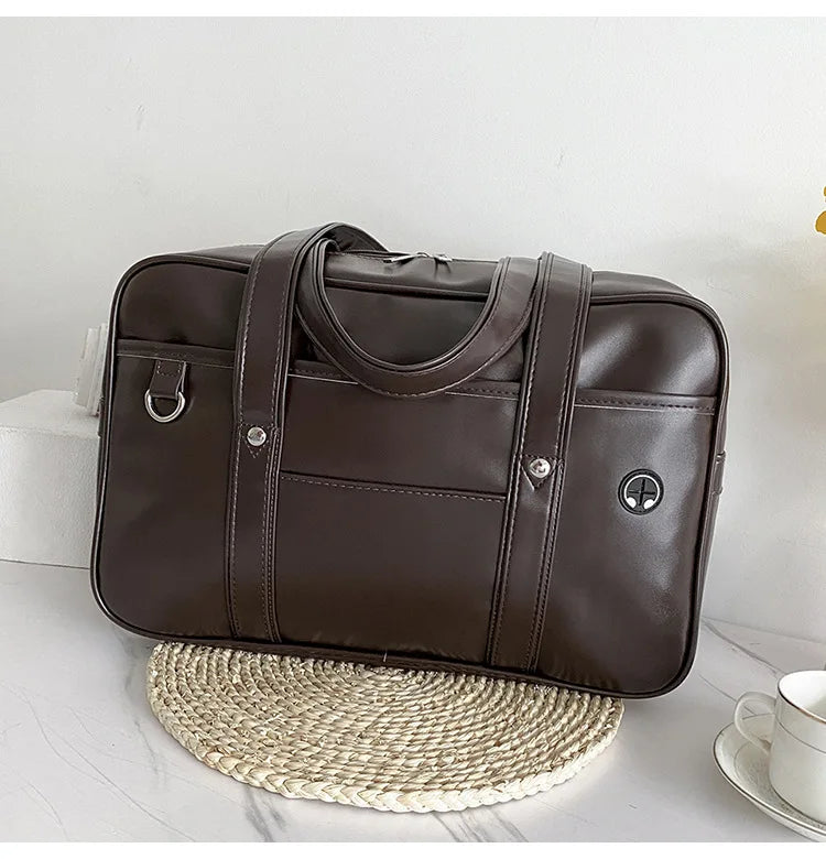 Japanese Schoolbag Women Handbag Shoulder Book Bag Uniform Bag Laptop Bag Commuter Briefcase Comic Con Tote Bags Crossbody Bags