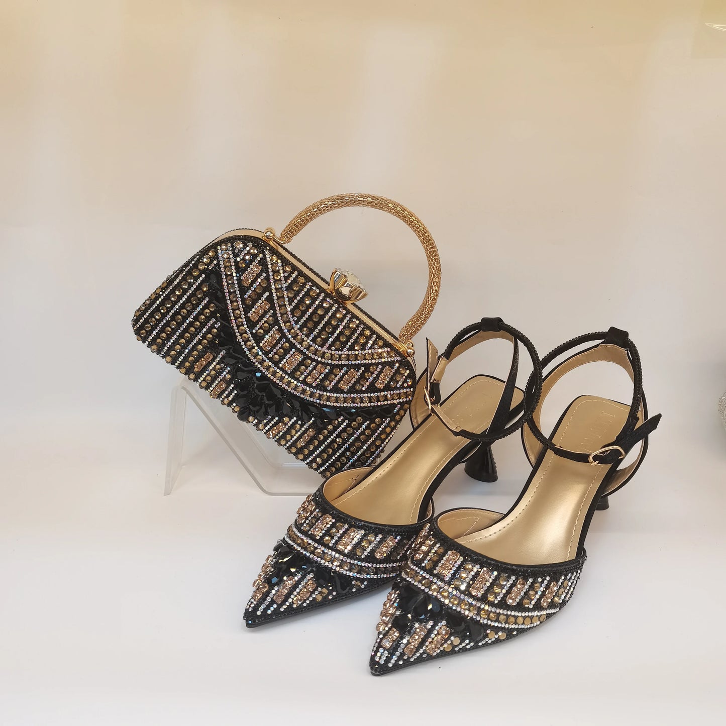 Ladies High Quality Women's Pumps And Bag Italian Fashion Design Green Colors Bag And Heels Shoes For Nigeria Wedding Party