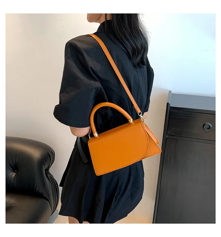 Texture Small Bag for Women, New Trend This Year Solid Color Crossbody Bag, Fashionable Hand-held Small Square Bags Trend