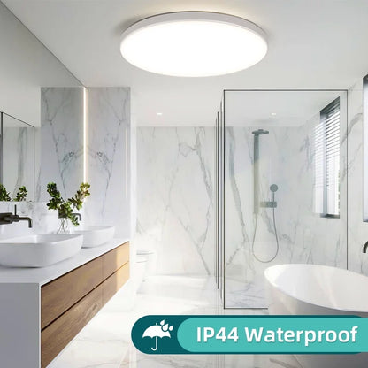 Led Ceiling Lamp 110v 220v Waterproof Led Panel Lights   for Kitchen Bathroom Lamp Balcony Ceiling Chandelier Lighting Fixture