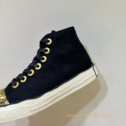 Golden Five Fingers Catwalk Ladies Shoes 2024 Summer New Sexy Street Thick Sole Sports Casual Pumps Model Party Lace Up Sneakers