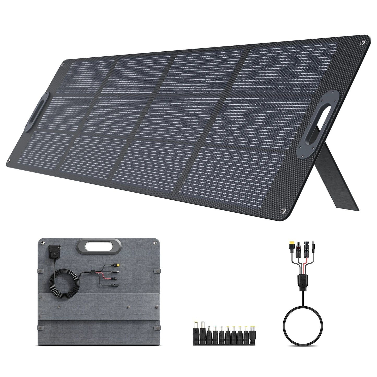 CTOLITY 2400W Power Station With 200W Solar Panel 20.5V USB TYPE-C Portable Power Bank 1024Wh Lifepo4 Battery Charging Station