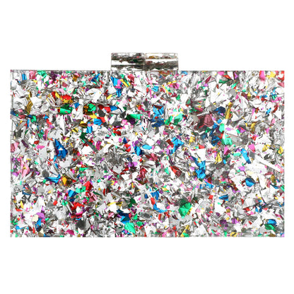 Acrylic Luxury Wedding Chain Handbag Women Box Clutch Evening Bags Chic Party Shoulder Crossbody Bags Ladies Dinner Dress Purses