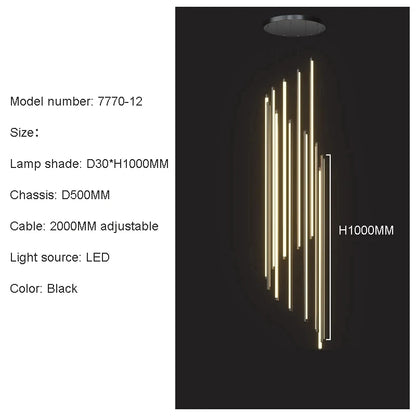 New Room Decoration Interior Chandelier Modern LED Living Room Hanging Lights Ceiling Home Decor Ceiling Pendant Lamp Lustre