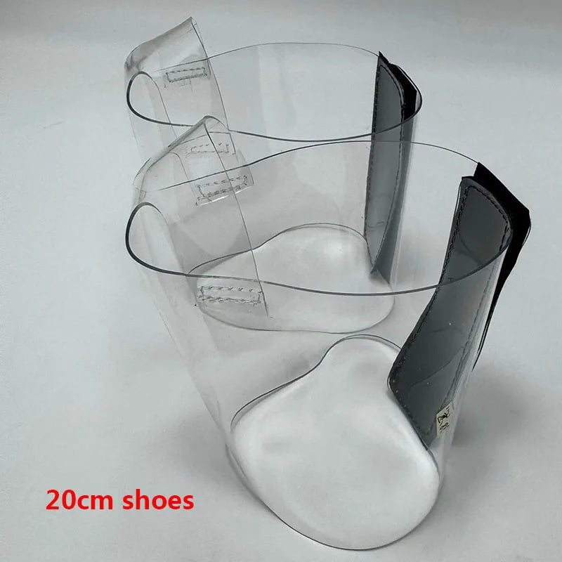 Durable Shoes Cover High Heels 17 20cm Super High Heels Pole Dancing Boots Protection Cover Training Shoes Protector Wear-Resist