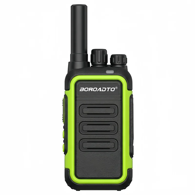 Portable 2PCS Mini Walkie Talkie UHF 400-470MHz Type-C USB Charging VOX 16CH Long Range Two Way Radio for Camping Hotel Hunting