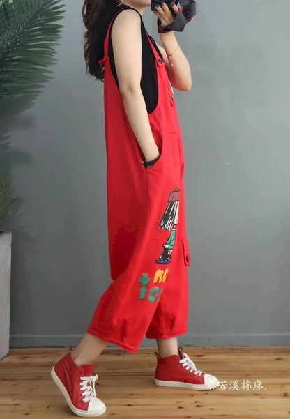 Denim Jumpsuits Women Straight Pants One Piece Outfit Women Rompes Loose Korean Style Casual Vintage Playsuits Women Clothing