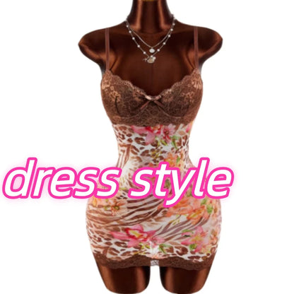 HLJ&GG Vintage Flowers Print Mesh Spaghetti Strap Bodycon One Piece Rompers Women V Neck Sleeveless Jumpsuits Fashion Overalls