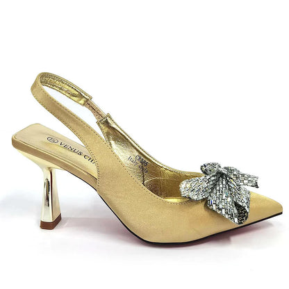 Excellent Italian Hollow Design Women Shoes Matching Bag in Silver Color Mature African Ladies Comfortable Sandals for Party