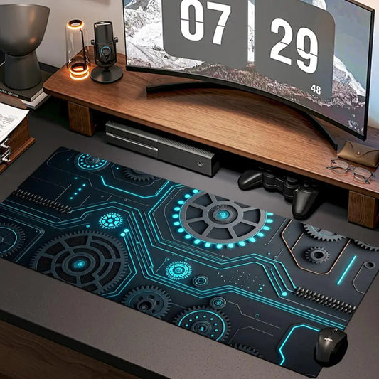 electronic panel Mouse Pad New Computer Home Mousepad XXL Desk Mats Natural Rubber Office Anti Slip Gaming Accessories pad