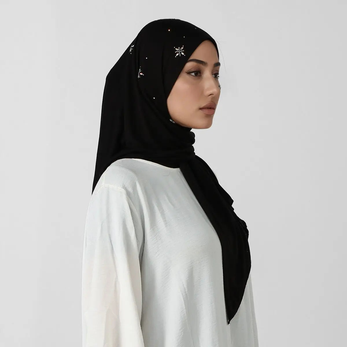 New Triangle Jersey Hijab Scarf For Women Muslim Shawls Headscarf Wraps Solid Color Scarves Head Wrap Islamic Turban Headband