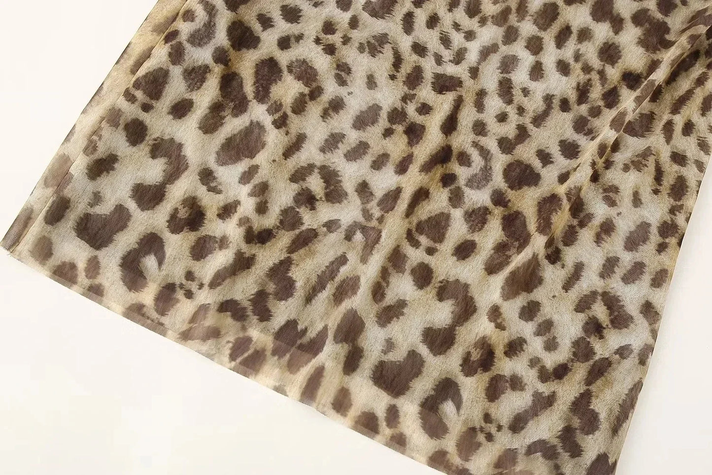 HH Women Leopard Print 2 Piece Outfit Midi Skirt Suit Sexy Summer Backless Strapless Crop Top Fashion Elegant Beach Party Sets