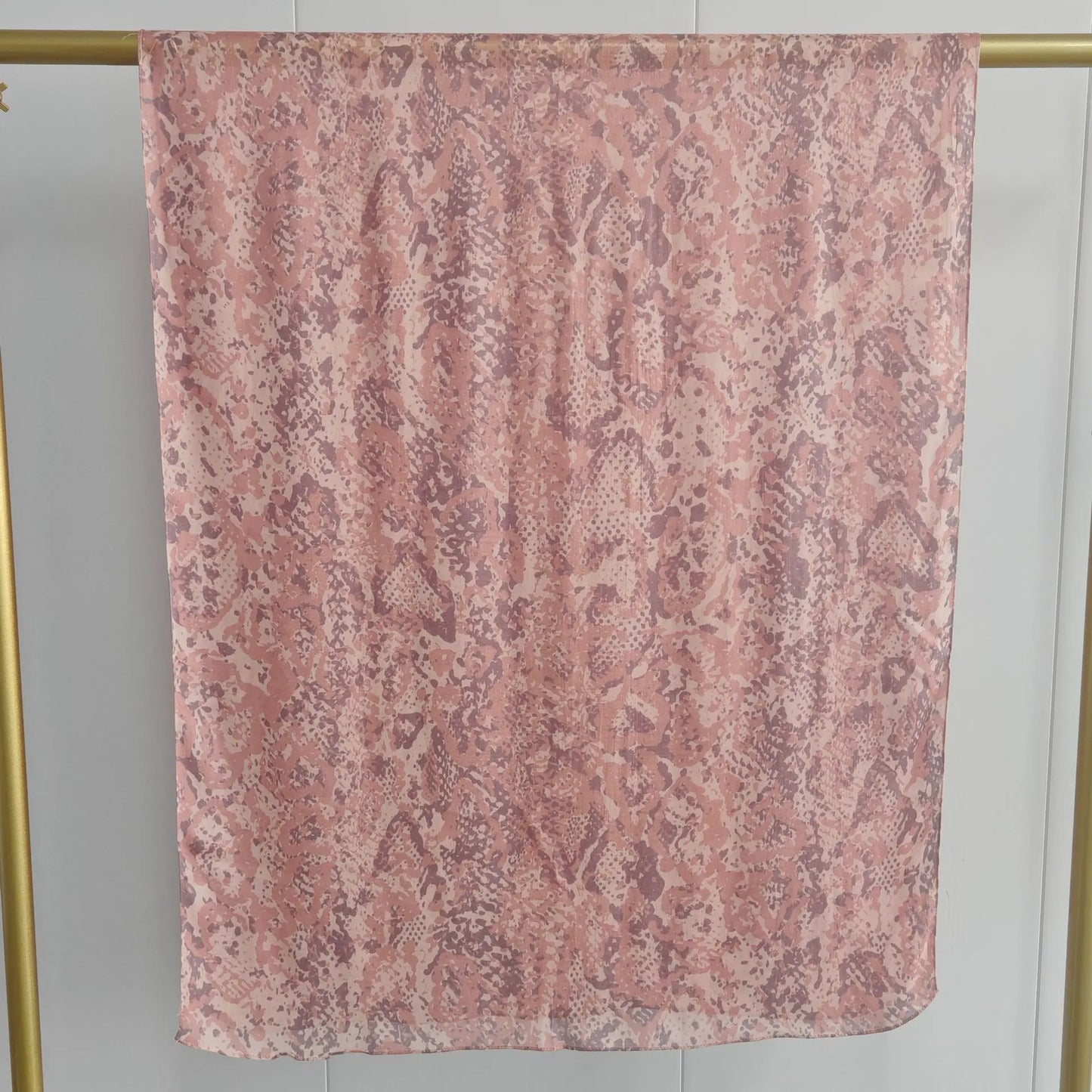 New Double-sided Print Modal Hijab Scarf Watercolor Leopard Prairie Hide Print Hijabs for Women Muslim Fashion Turbans for Women
