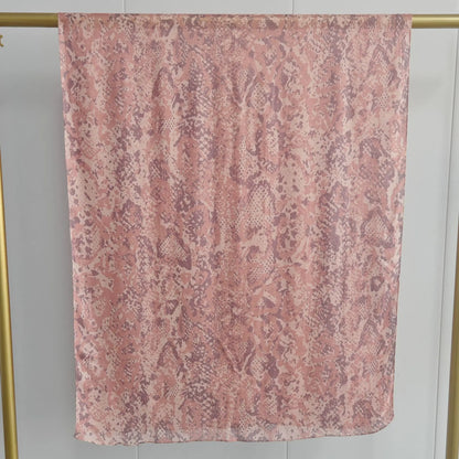 New Double-sided Print Modal Hijab Scarf Watercolor Leopard Prairie Hide Print Hijabs for Women Muslim Fashion Turbans for Women