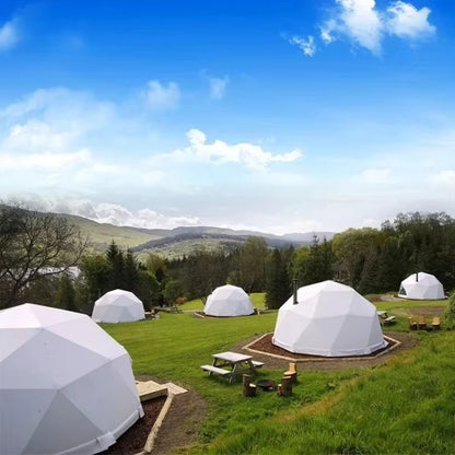 Luxury Geodesic Dome Tent Glamping Resort Accommodation Transparent Bubble House Outdoor Hotel Camping Tent Custom Size