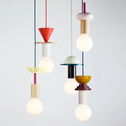 Fast Shipping Nordic Wood LED Pendant Lights Kitchen Home Decor Hanging Lamp Restaurant Ceiling Chandelier Lustre Light Fixture