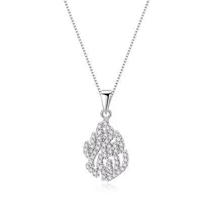 Full Moissanite Necklaces For Women Men 925 Sterling Silver Lab Diamond Pendant Chain Wedding Party 18K Gold Plated Fine Jewelry