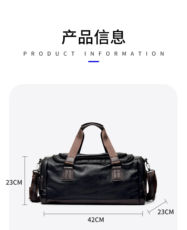 Tilorraine 2025 new men's travel bag, handbag, shoulder large capacity bag can hold shoes