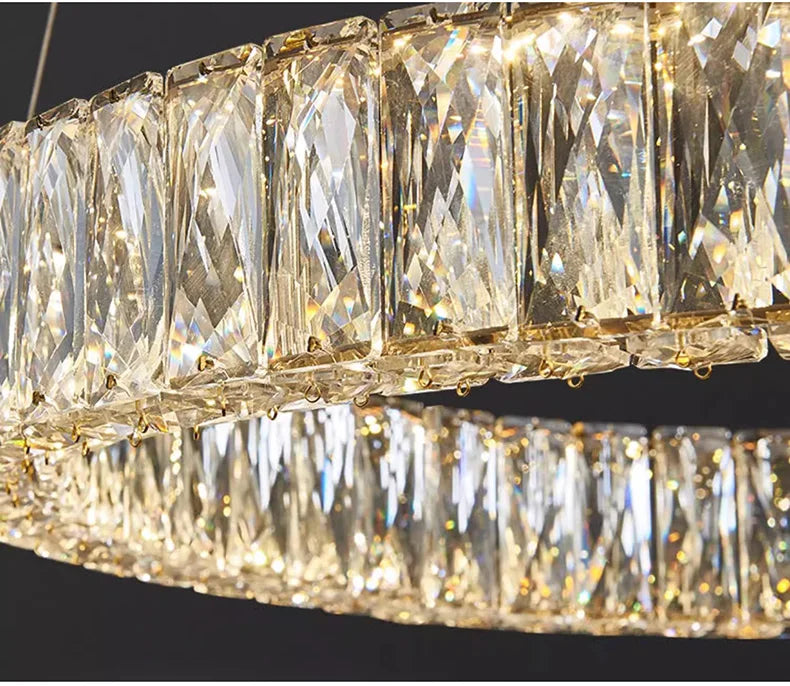 Luxury Crystal Chandeliers Dining Table Light Chandelier Ceiling Light Fixtures Lighting for Living Room Chandeliers Lights Lamp