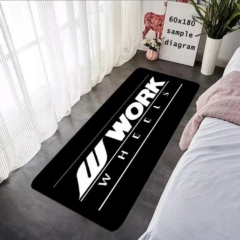 Entrance Doormats Work Wheel Hub Non-slip Bedroom Mat Hallway Carpet Kitchen Floor Car Boot Carpets Room Decor Bathroom Rugs