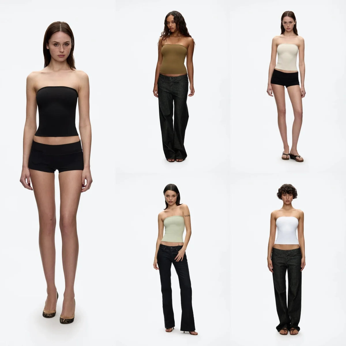 Womens Wide Shoulder Strap Tank Top Racerback Sports Vest High Stretch Slim Fit Basic Camisole Multi Color Casual Workout Wear