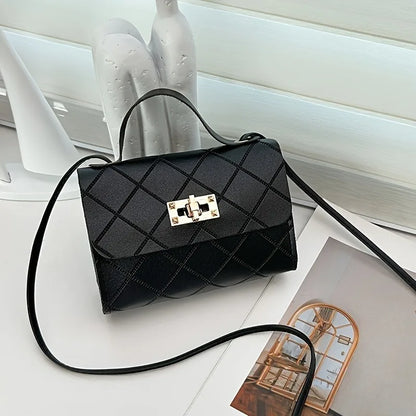 2025 Small Messenger Bag For Women Trend Lingge Embroidery Camera Female Shoulder Bag Fashion Chain Ladies Crossbody Bags Chic