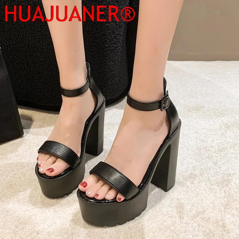 Super High Heels Women's Shoes Fashion Elegant High Heel Sandals Women Party Wedding Pumps Women Luxury Peep Toe Platform Sandal